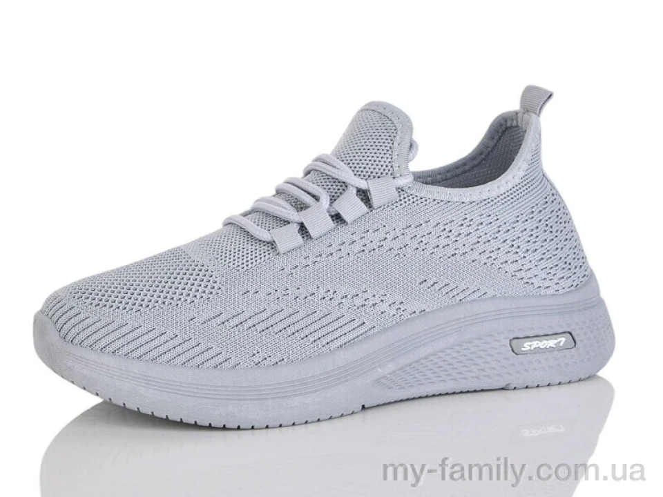 Кросівки текстиль сірий жінки -, Жіночі кросівки оптом
