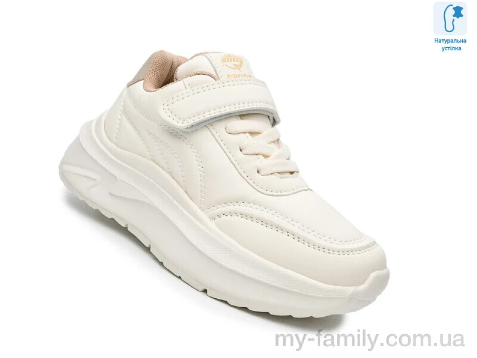 Кросівки штучна шкіра бежевий діти унісекс, Дитячі кросівки оптом