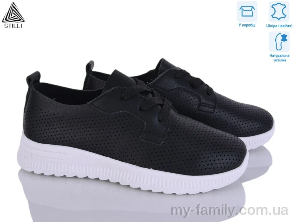 Кросівки натуральна шкіра чорний жінки -, Жіночі кросівки оптом