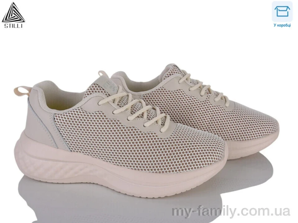 Кросівки штучна шкіра-текстиль бежевий жінки -, Жіночі кросівки оптом