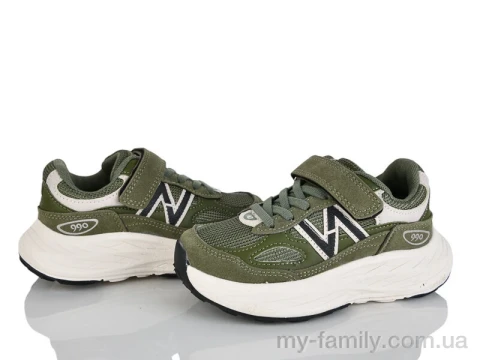 Кросівки штучна замша-текстиль зелений діти хлопчик, Дитячі кросівки оптом