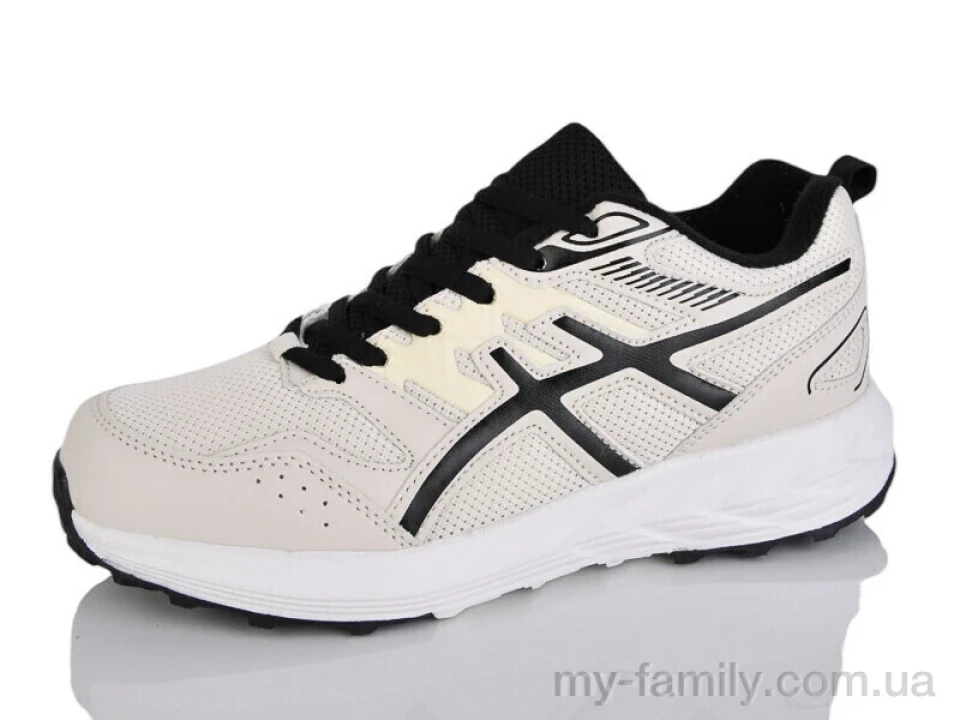 Кросівки штучна шкіра-текстиль бежевий унісекс -, Унісекс кросівки оптом