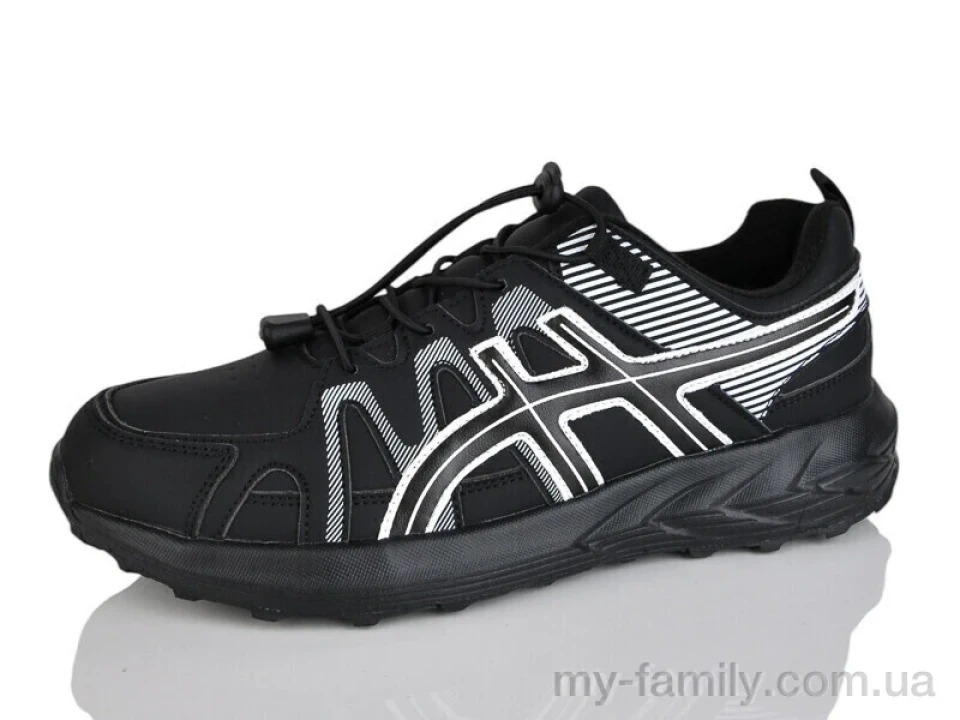 Кросівки штучна шкіра чорний чоловіки -, Чоловічі кросівки оптом