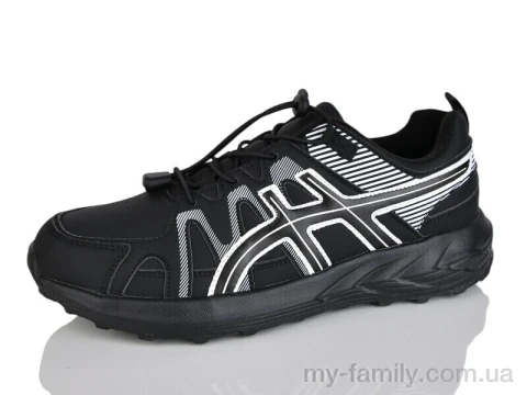 Кросівки штучна шкіра чорний чоловіки -, Чоловічі кросівки оптом