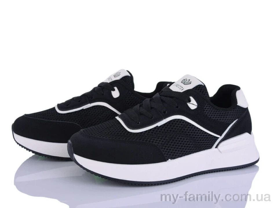 Кросівки штучна замша-текстиль чорний жінки -, Жіночі кросівки оптом