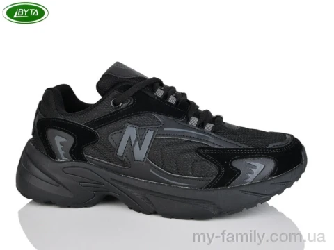 Кросівки штучна шкіра-текстиль чорний унісекс -, Унісекс кросівки оптом