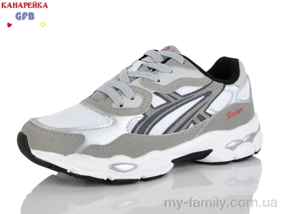 Кросівки штучна шкіра-текстиль сірий жінки -, Жіночі кросівки оптом