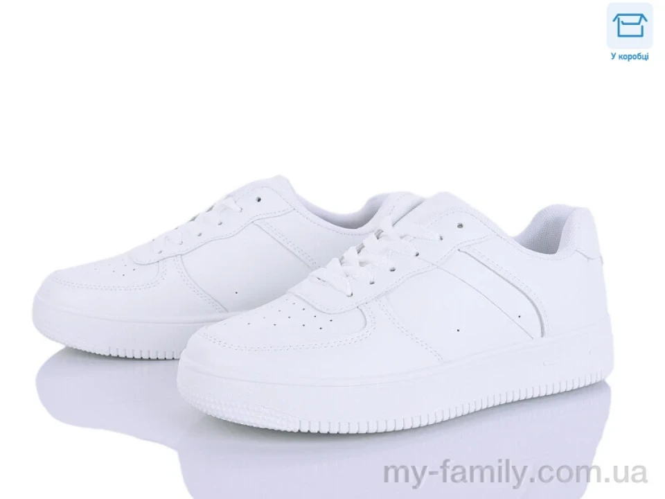 Кросівки штучна шкіра білий жінки -, Жіночі кросівки оптом