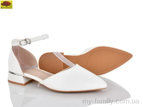 Туфлі штучна шкіра білий жінки -, Туфлі оптом