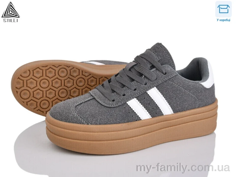 Кросівки штучна замша сірий жінки -, Жіночі кросівки оптом