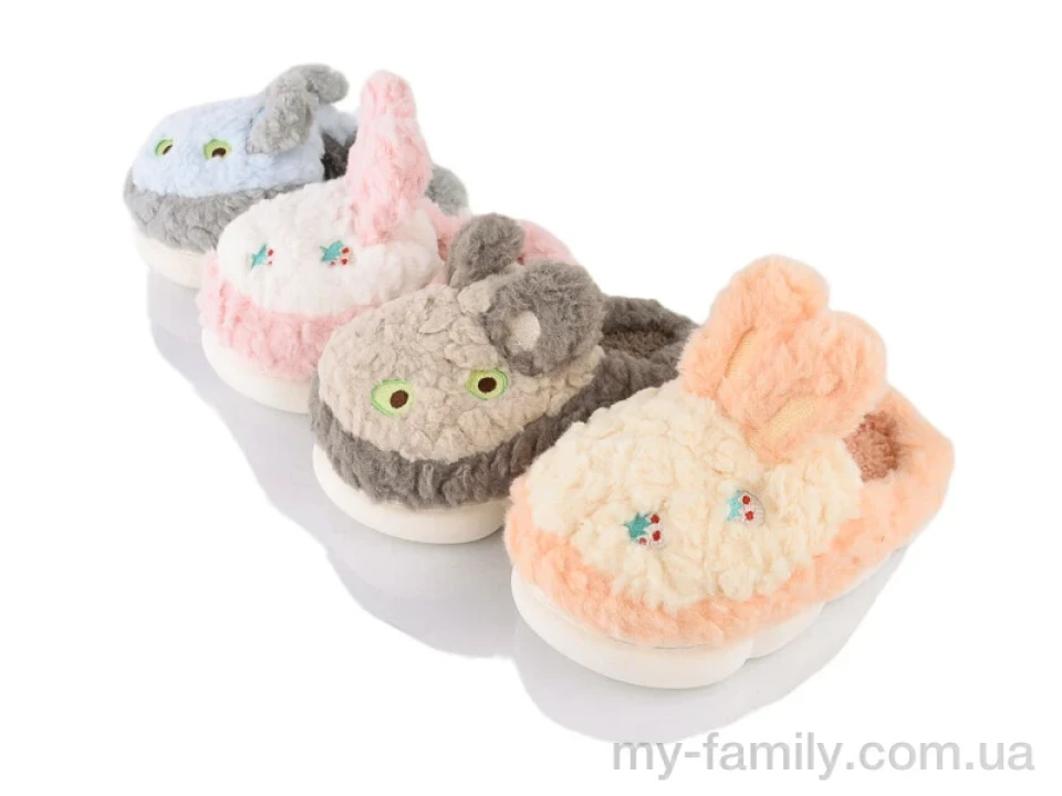 Капці штучне хутро мікс діти унісекс, Капці оптом