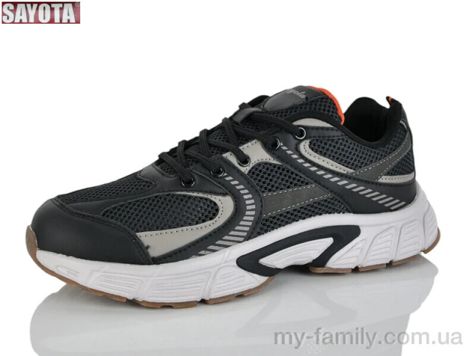 Кроссовки искусственная кожа-текстиль серый мужчины -, Мужские кроссовки оптом