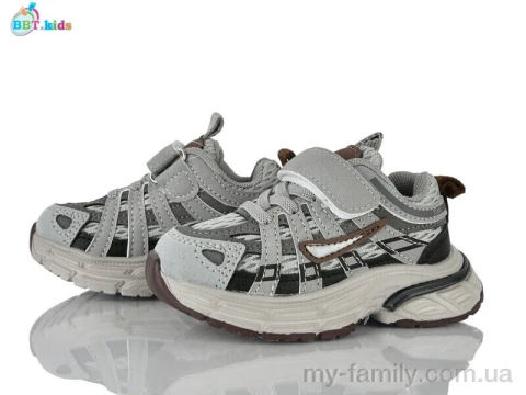 Кросівки штучна шкіра-текстиль сірий діти унісекс, Дитячі кросівки оптом