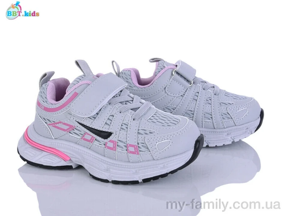 Кросівки штучна шкіра-текстиль сірий діти дівчинка, Дитячі кросівки оптом