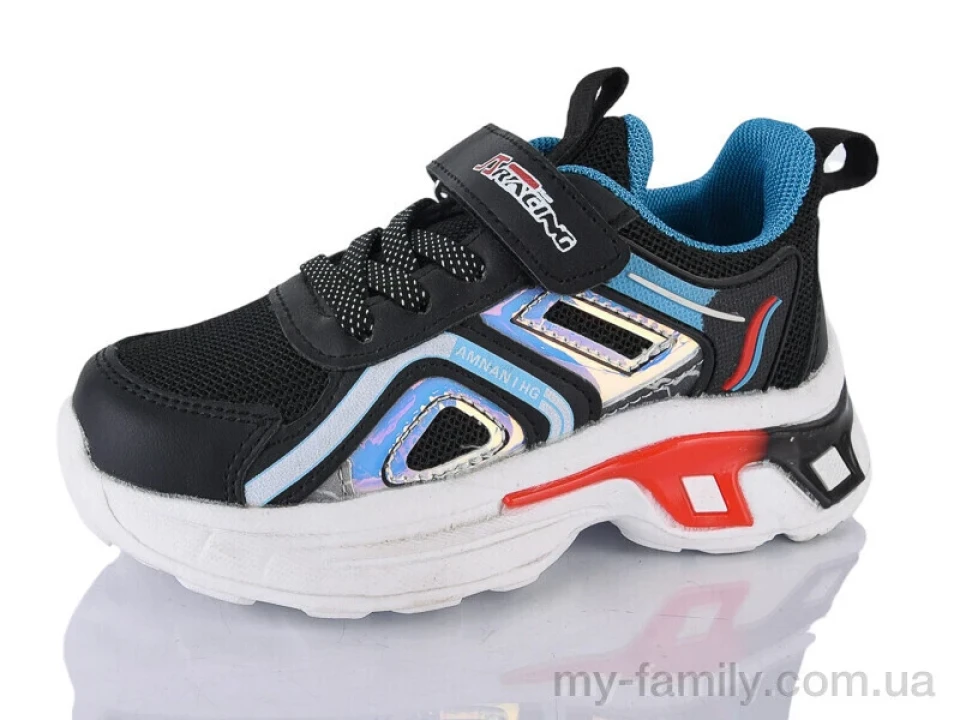 Кросівки штучна шкіра-текстиль чорний діти хлопчик, Дитячі кросівки оптом