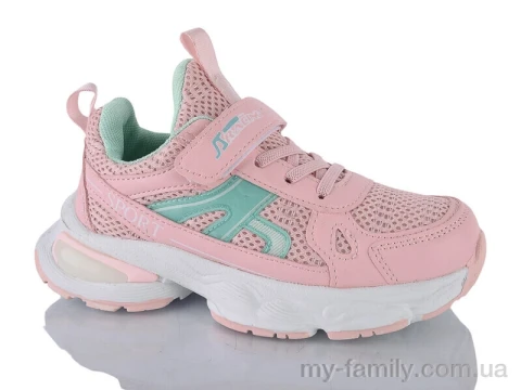 Кросівки штучна шкіра-текстиль рожевий діти дівчинка, Дитячі кросівки оптом