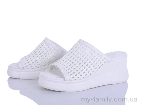 Шльопанці штучна шкіра білий жінки -, Жіночі шльопанці оптом