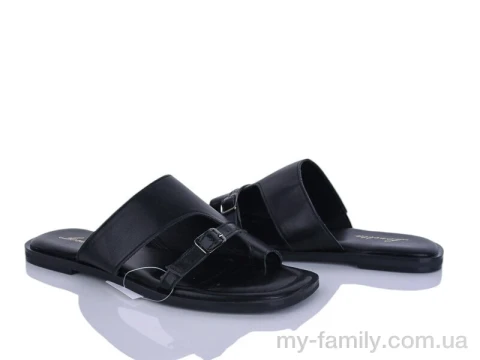 Шльопанці штучна шкіра чорний жінки -, Жіночі шльопанці оптом