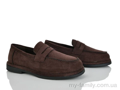 Туфли искусственная замша коричневый женщины -, Туфли женские оптом