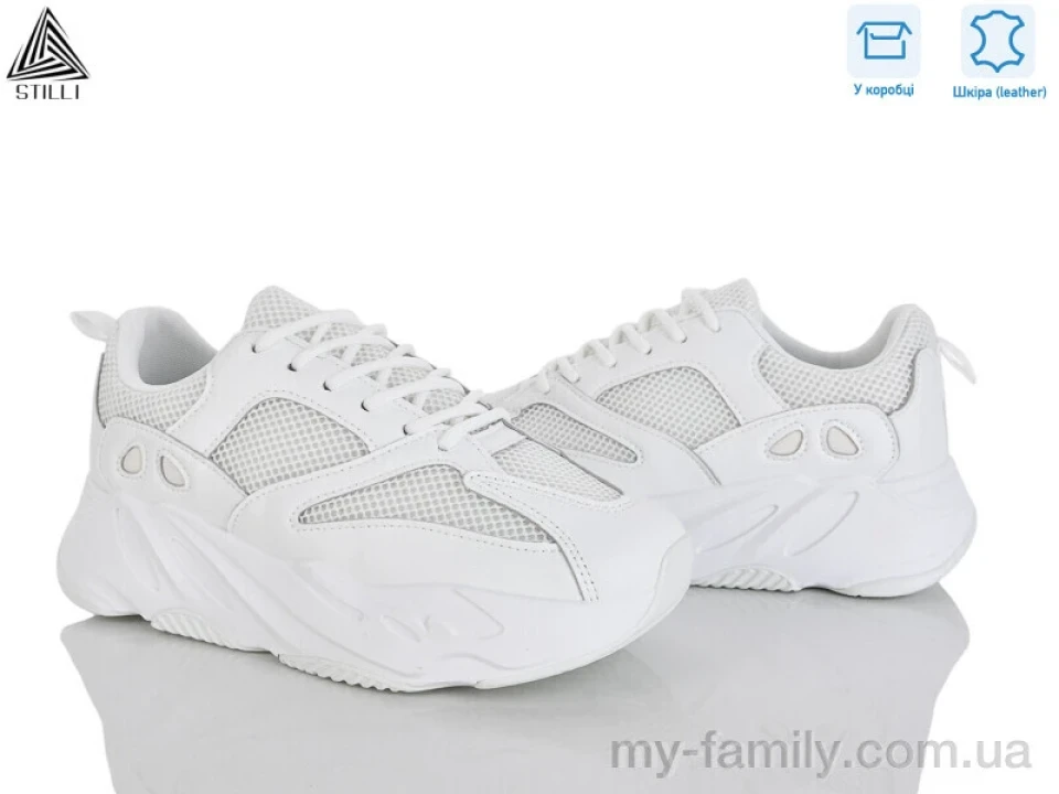 Кросівки натуральна шкіра-текстиль білий жінки -, Жіночі кросівки оптом