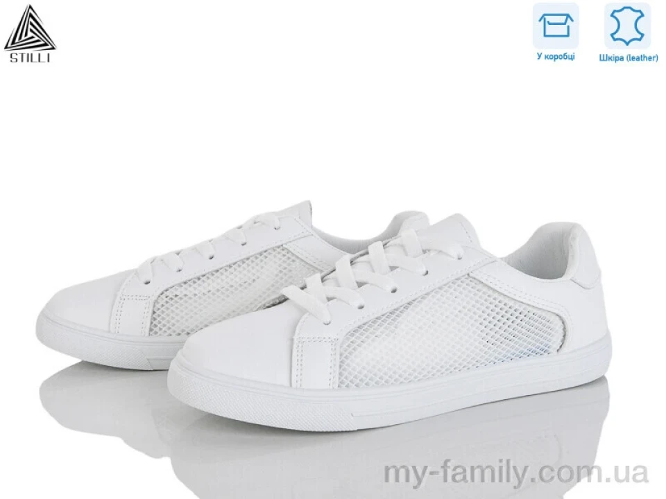 Кросівки натуральна шкіра-текстиль білий жінки -, Жіночі кросівки оптом