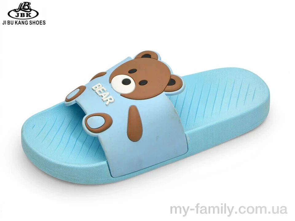 Шльопанці силікон блакитний діти унісекс, Дитячі шльопанці оптом