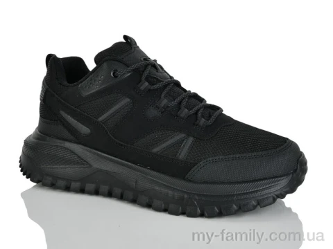 Кросівки штучний нубук-текстиль чорний чоловіки -, Чоловічі кросівки оптом