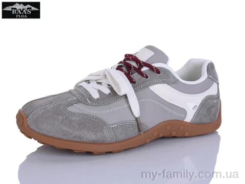 Кросівки штучна замша-текстиль сірий жінки -, Жіночі кросівки оптом