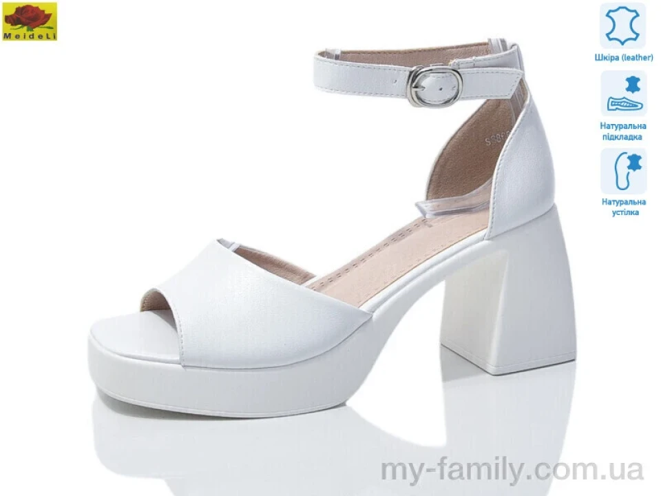 Босоніжки натуральна шкіра білий жінки -, Жіночі босоніжки оптом