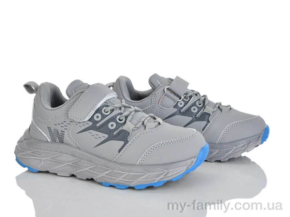 Кросівки штучна шкіра сірий діти унісекс, Дитячі кросівки оптом