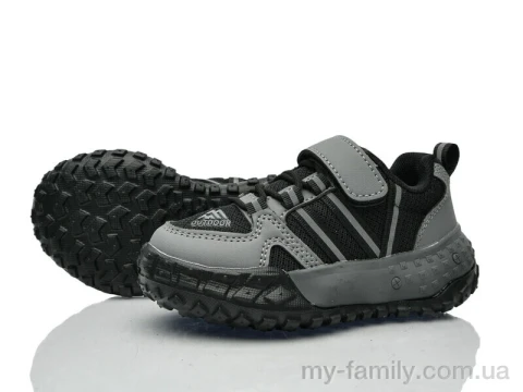 Кросівки штучна шкіра-текстиль сірий діти хлопчик, Дитячі кросівки оптом