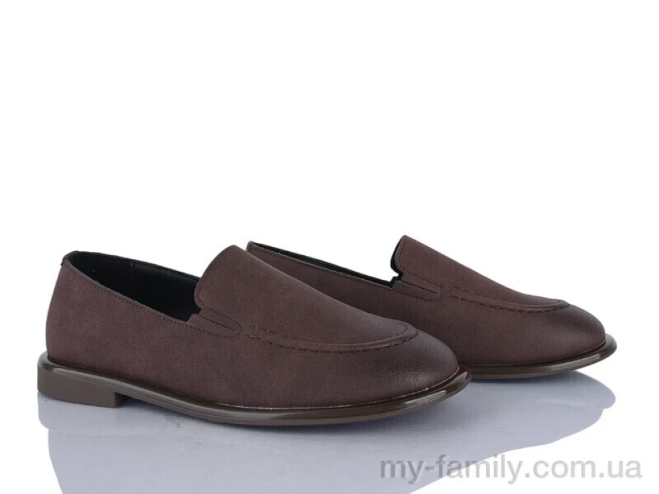 Туфлі штучна шкіра коричневий жінки -, Туфлі жіночі оптом