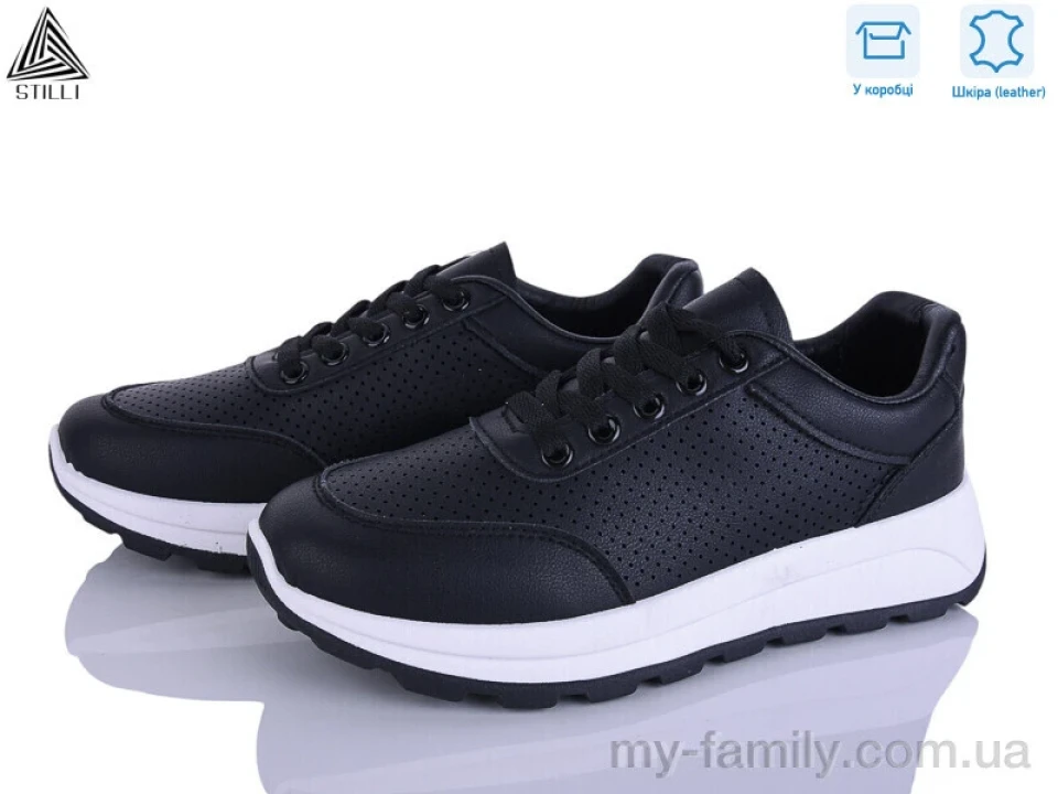 Кросівки натуральна шкіра чорний жінки -, Жіночі кросівки оптом