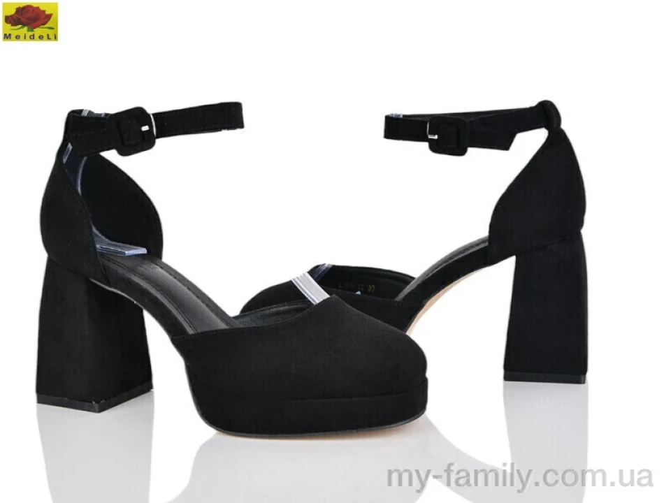 Туфлі штучна замша чорний жінки -, Туфлі жіночі оптом