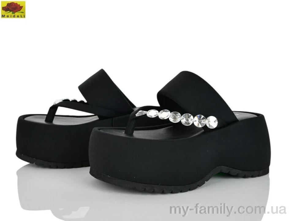 Шльопанці текстиль чорний жінки -, Жіночі шльопанці оптом