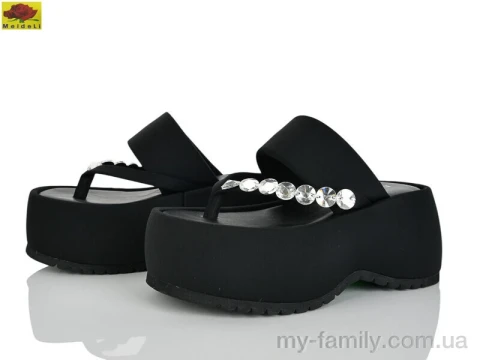 Шльопанці текстиль чорний жінки -, Жіночі шльопанці оптом