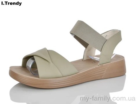 Босоніжки штучна шкіра-текстиль зелений жінки -, Жіночі босоніжки оптом