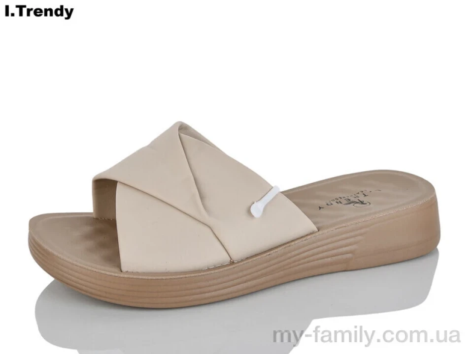 Шльопанці штучна шкіра бежевий жінки -, Жіночі шльопанці оптом