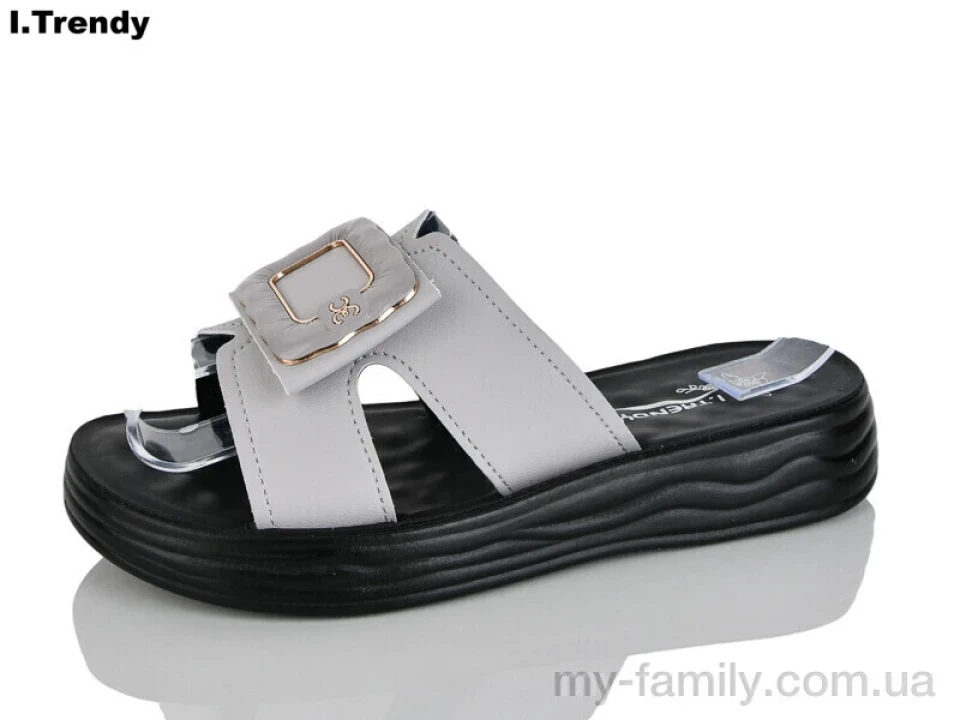 Шльопанці штучна шкіра сірий жінки -, Жіночі шльопанці оптом