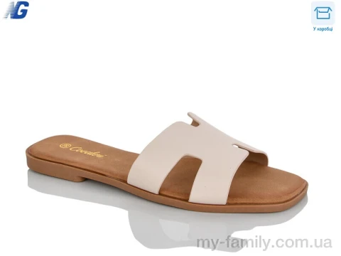 Шльопанці штучна шкіра бежевий жінки -, Жіночі шльопанці оптом