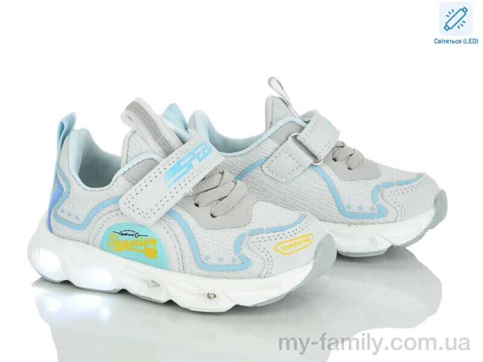 Кросівки штучна шкіра-текстиль сірий діти унісекс, Дитячі кросівки оптом