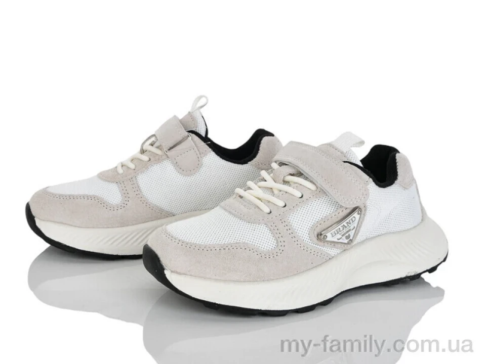 Кросівки штучна замша-текстиль бежевий діти унісекс, Дитячі кросівки оптом