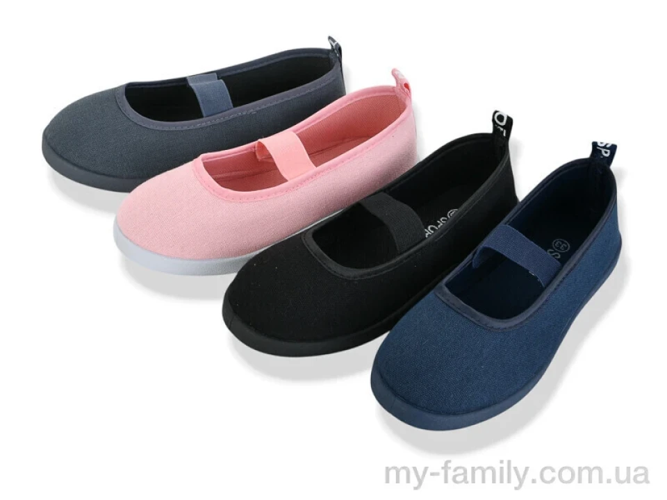 Туфлі текстиль мікс діти дівчинка, Дитячі туфлі оптом