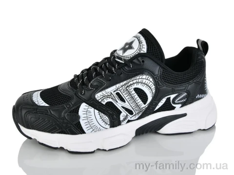 Кросівки штучна шкіра-текстиль чорний жінки -, Жіночі кросівки оптом