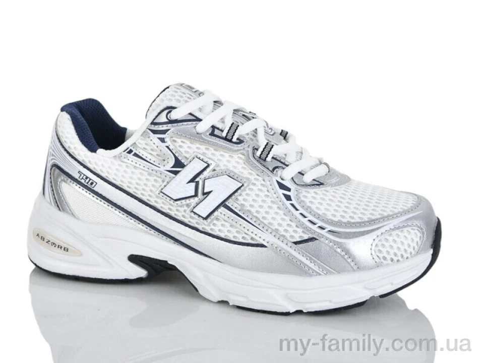 Кросівки штучна шкіра-текстиль білий жінки -, Жіночі кросівки оптом