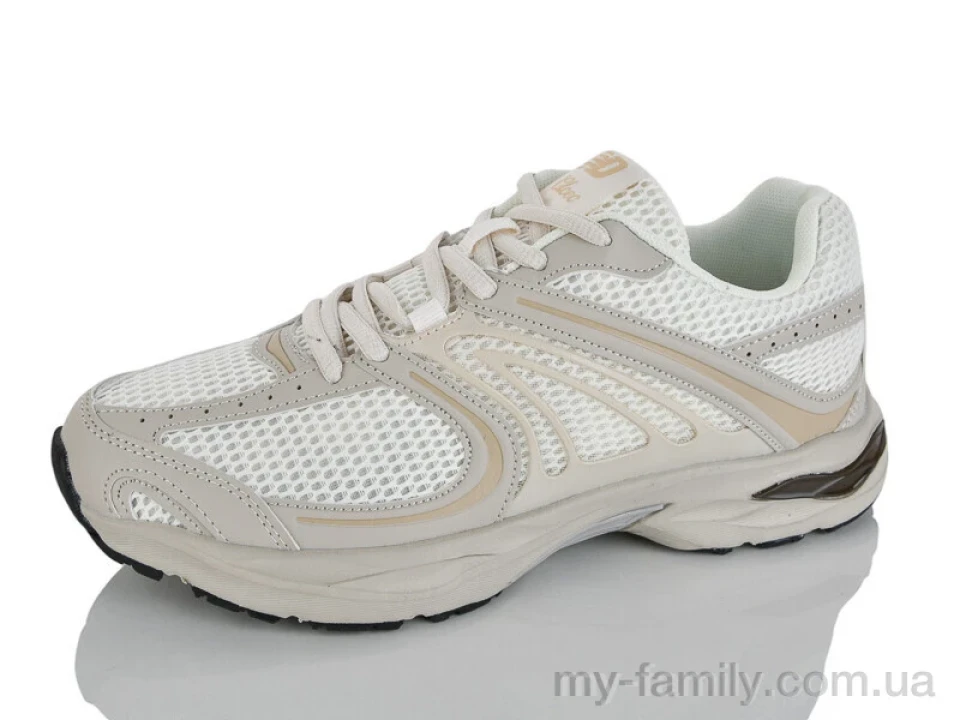 Кросівки штучна шкіра-текстиль бежевий жінки -, Жіночі кросівки оптом