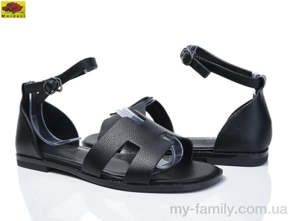 Босоніжки штучна шкіра чорний жінки -, Жіночі босоніжки оптом