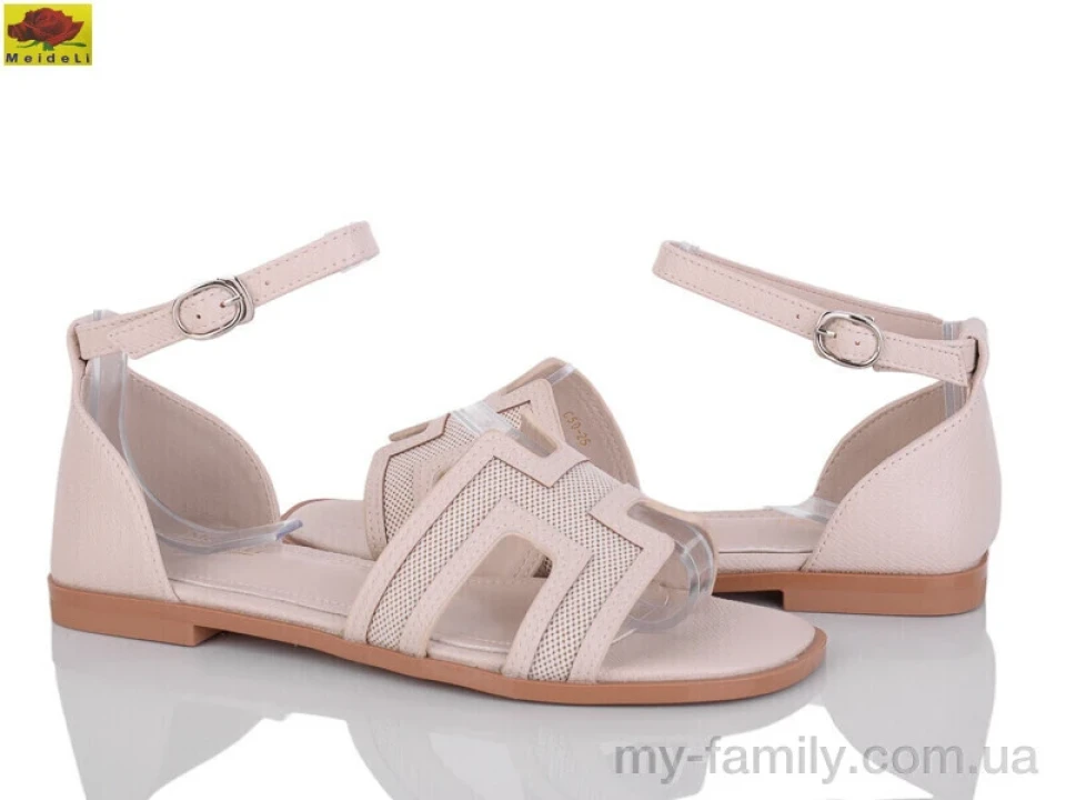 Босоніжки штучна шкіра бежевий жінки -, Жіночі босоніжки оптом