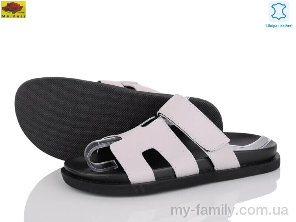 Шльопанці натуральна шкіра сірий жінки -, Жіночі шльопанці оптом