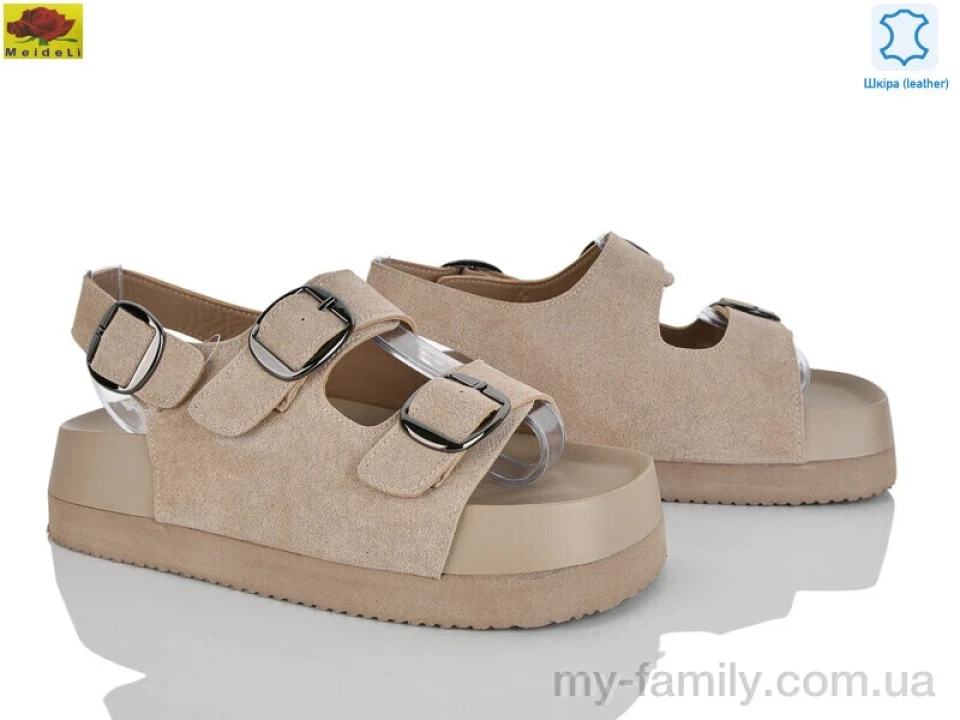 Босоніжки натуральна замша бежевий жінки -, Жіночі босоніжки оптом